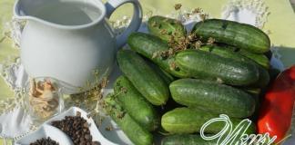 Recipe for the most delicious canned cucumbers for the winter