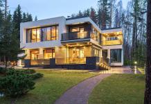 Proiecte exclusive de case din lemn Proiecte de case de elită cu două etaje