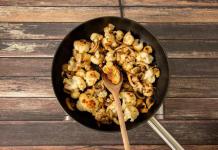 How to cook cauliflower deliciously in a frying pan - step-by-step recipe