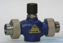 Področje uporabe in namestitev dvosmernega ventila Dvosmerni ventil