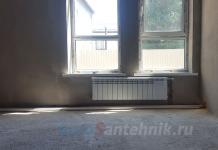 How to install a heating radiator in an apartment