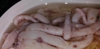How to cook squid tentacles at home
