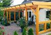 We make a spectacular canopy from wood with our own hands