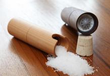 Salt and pepper mills – grind and add salt!